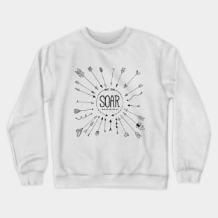 Soar on Wings like Eagles - Isaiah 40:30-31 Crewneck Sweatshirt